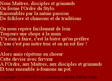 Ordre du Stylo