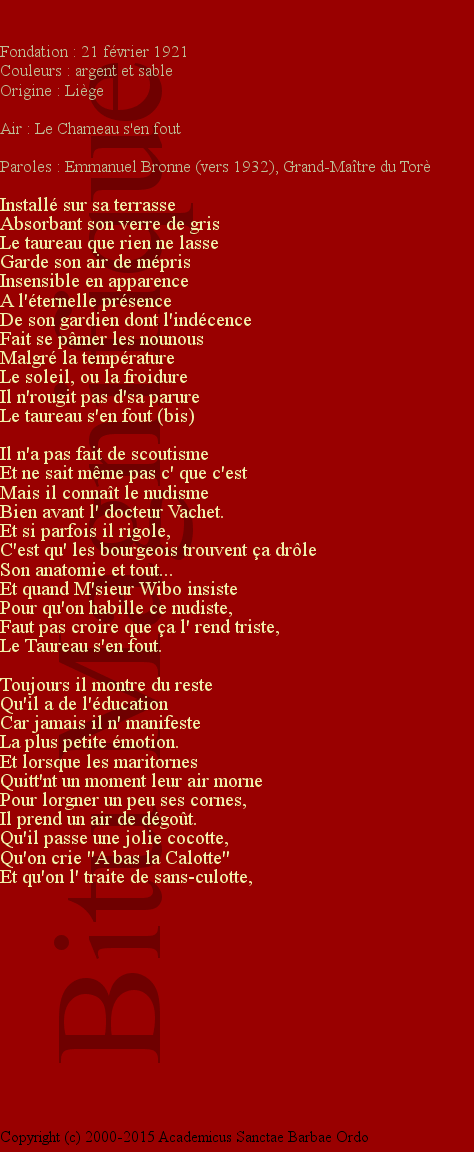 Ordre du Toré