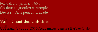 Ordre Souverain de la Calotte