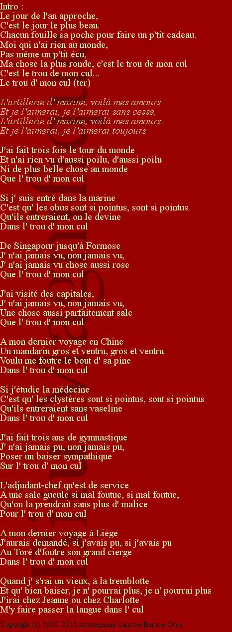 L'artillerie de marine