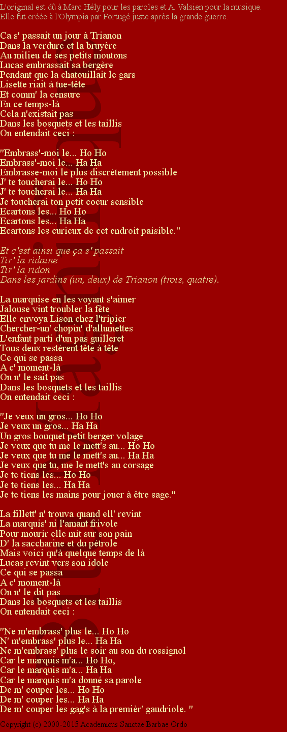 A Trianon