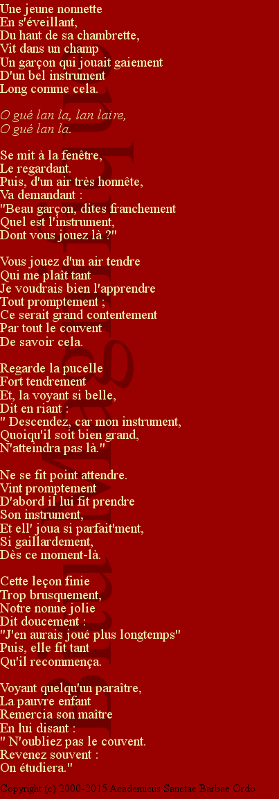 Le bel instrument