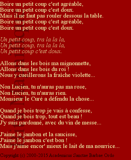 Boire un petit coup