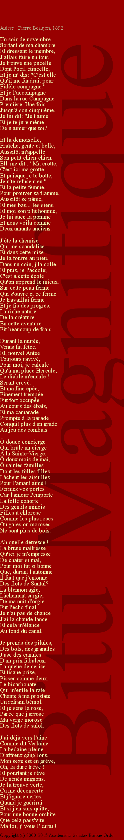 Une bonne fortune