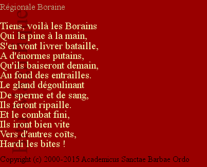 Cantique borain