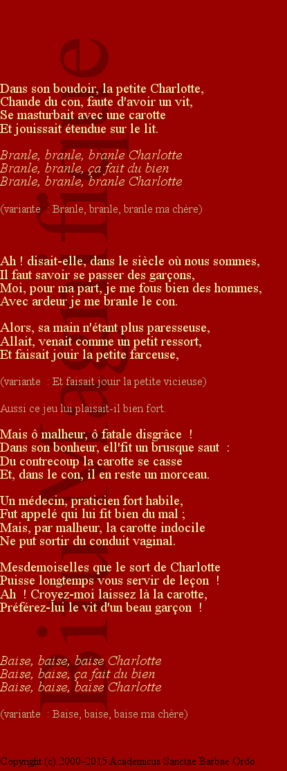 La carotte