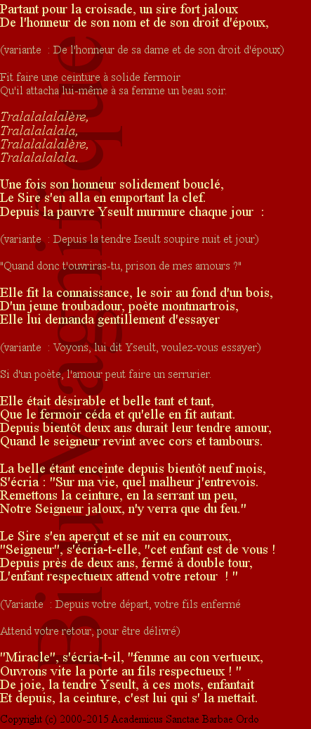 La ceinture
