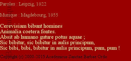 Cerevisiam bibunt homines