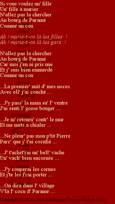 Le cocu de Paramé