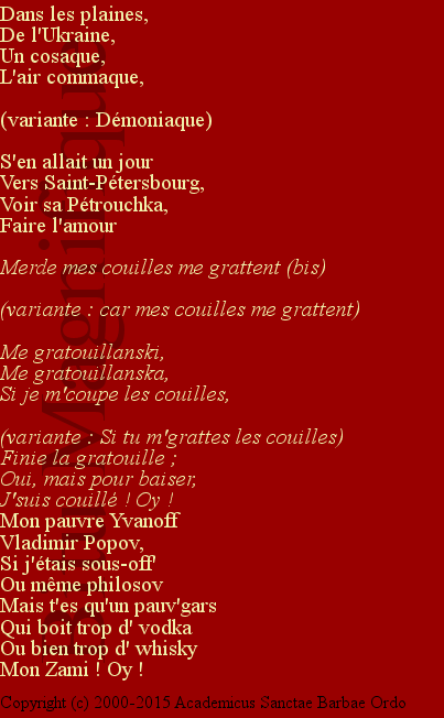 Le Cosaque