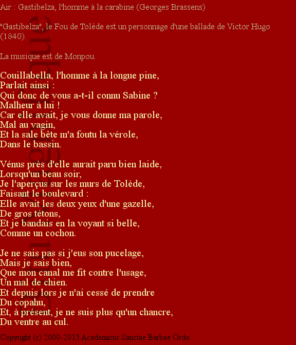 Couillabella, chevalier de Tolède