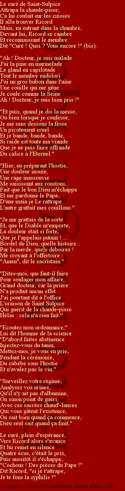 Le curé de Saint-Sulpice