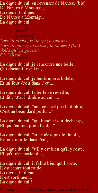 La digue du cul