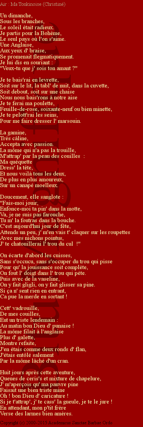 Un dimanche