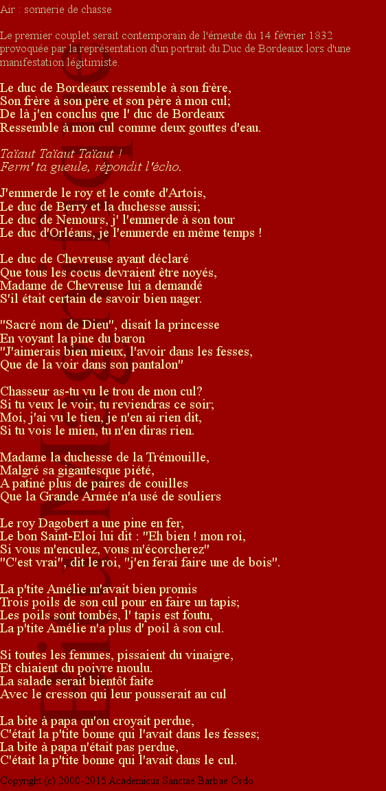 Le duc de Bordeaux