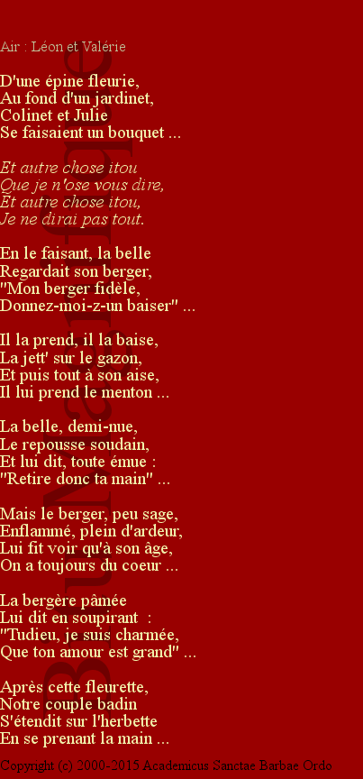 Et autre chose itou