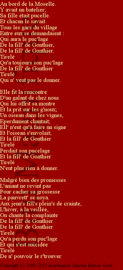 La fille de Gonthier