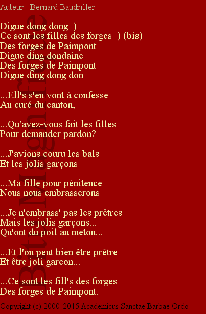 Les filles des forges
