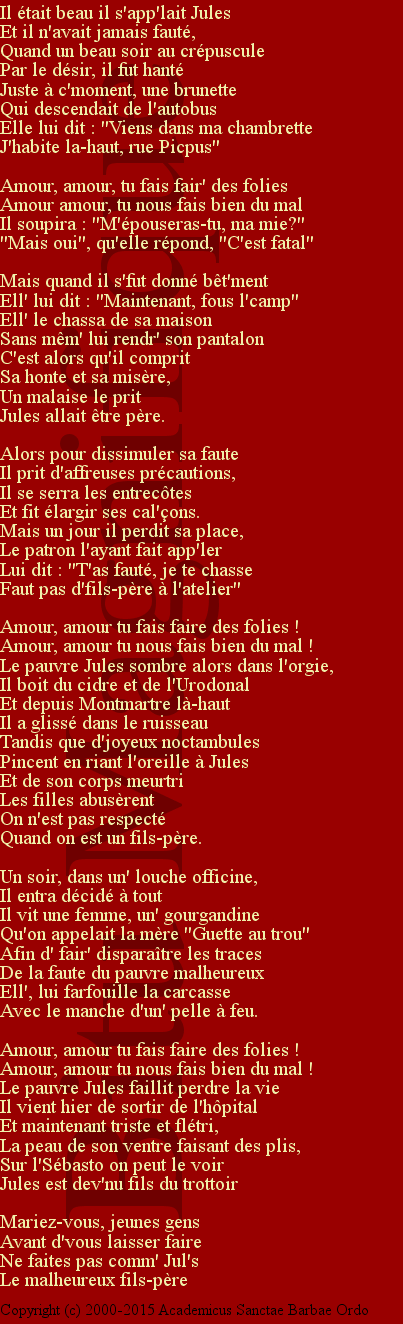 Le fils-père