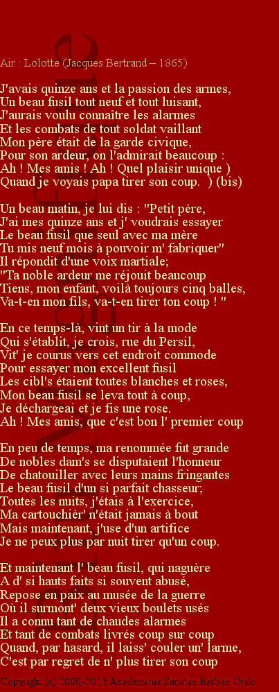 Le fusil
