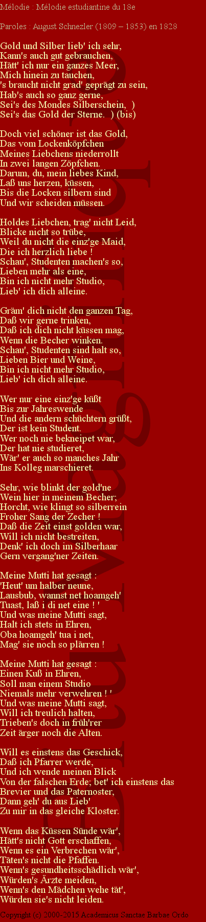 Gold und Silber