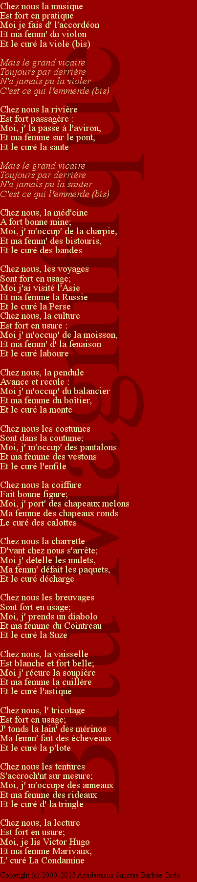 Le grand vicaire