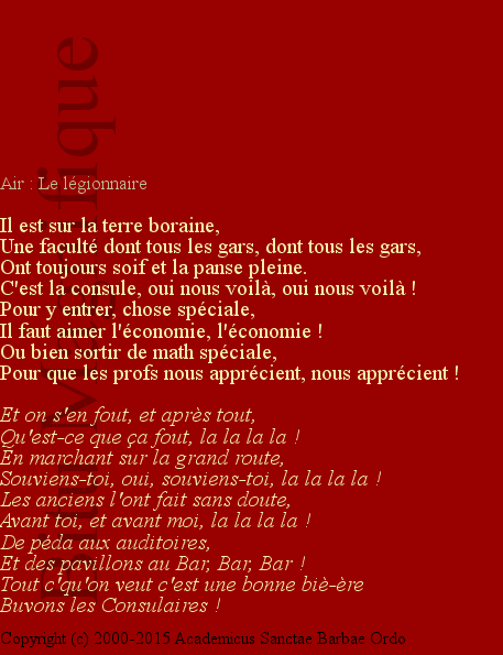 Hymne Consulaire