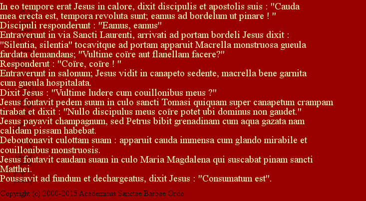 Jesus in bordelum
