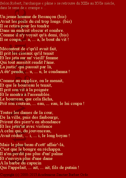 Le jeune homme de Besançon