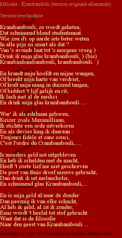 Krambambouli