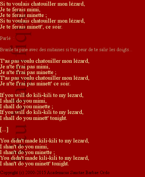 Le lézard