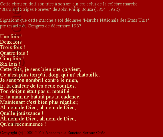 Marche américaine