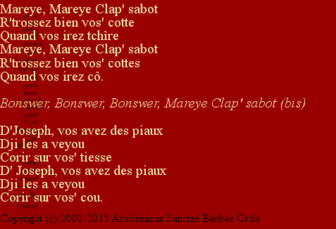 Mareye, Mareye Clap'Sabot