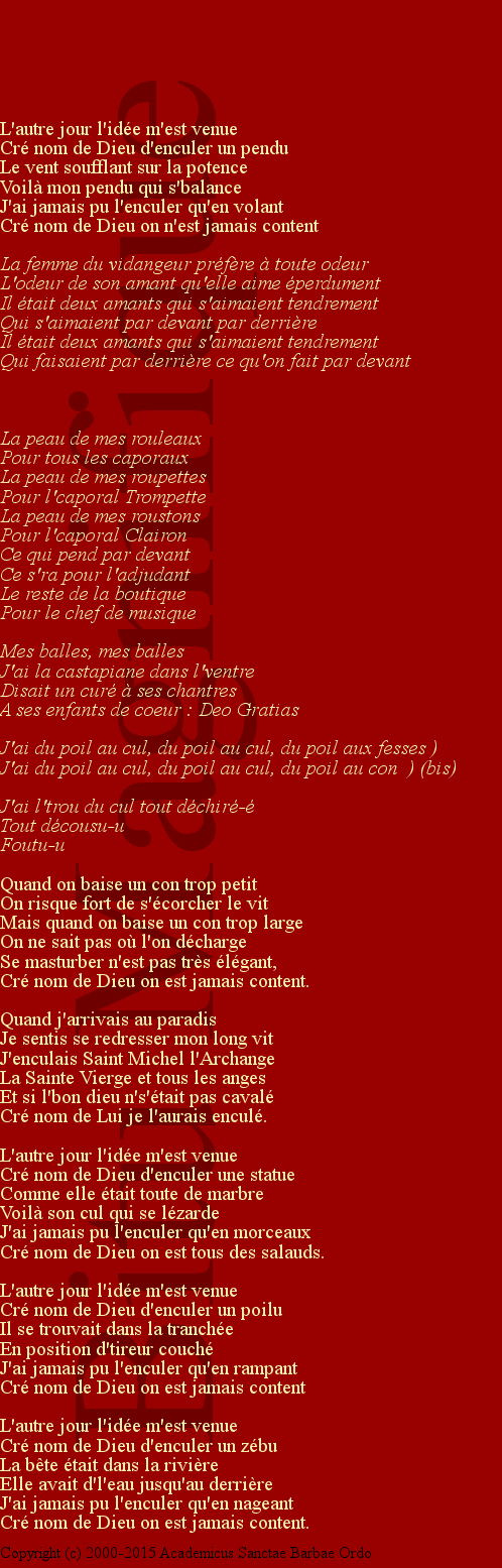 Le pendu