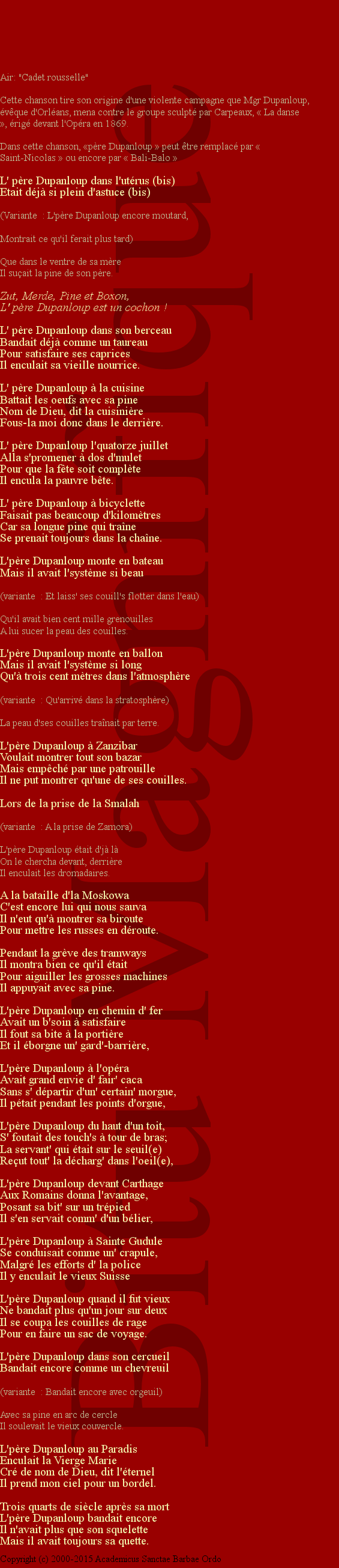 Le père Dupanloup