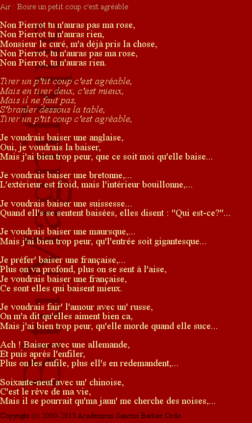 Tirer un p'tit coup