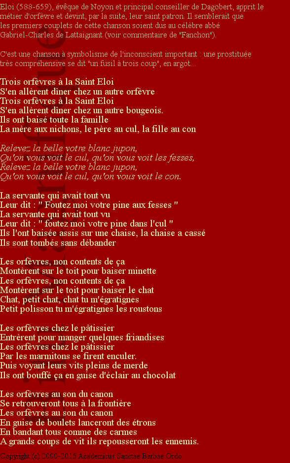 Les trois orfèvres