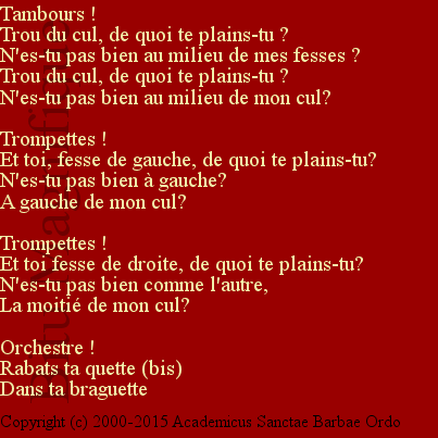 Trou du cul