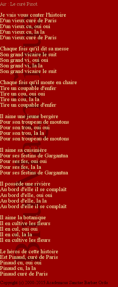 Le vieux curé de Paris