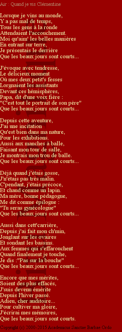 Le vieux prof