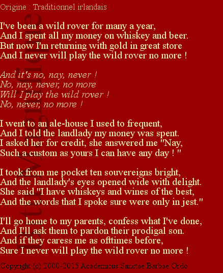 The wild rover