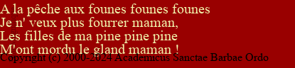 A la pêche aux founes