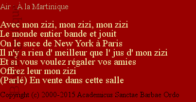 Avec mon zizi
