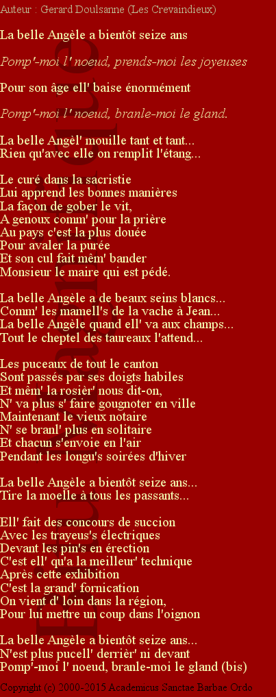 La belle Angèle