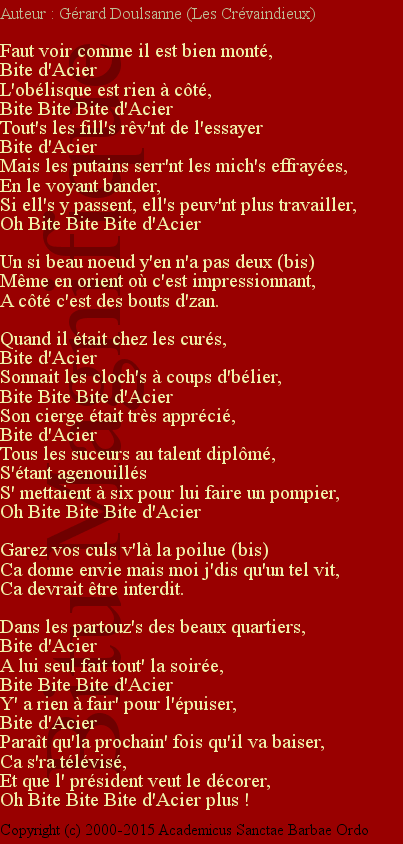 Bite d'Acier