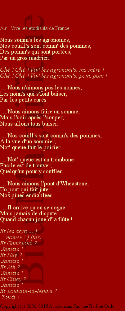 Cercle d'Agronomie (AGRO)