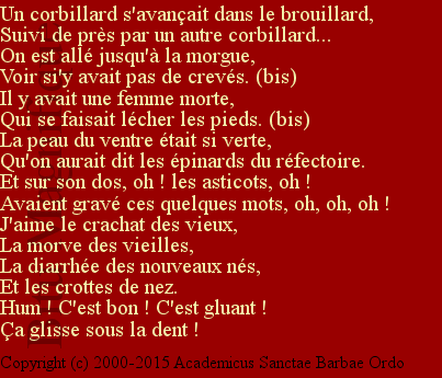 Le corbillard