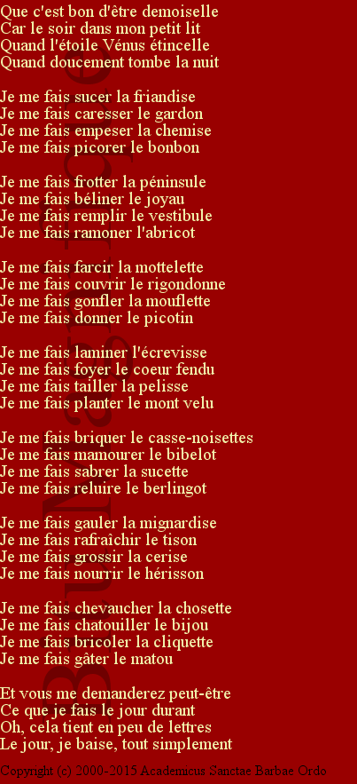 La demoiselle
