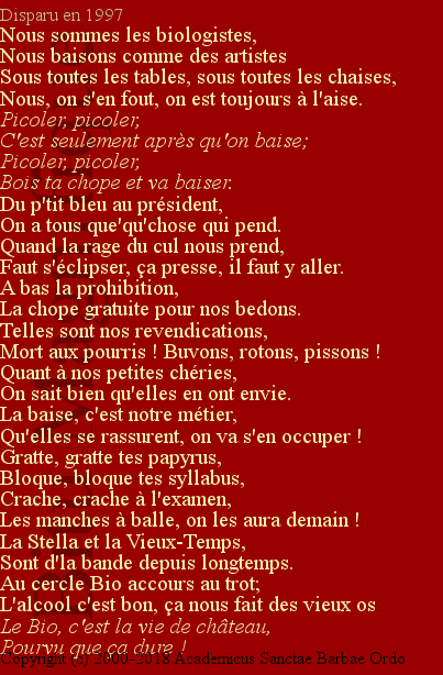 Cercle de Biologie (Bio)