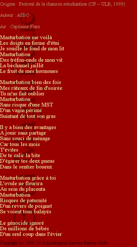Masturbation